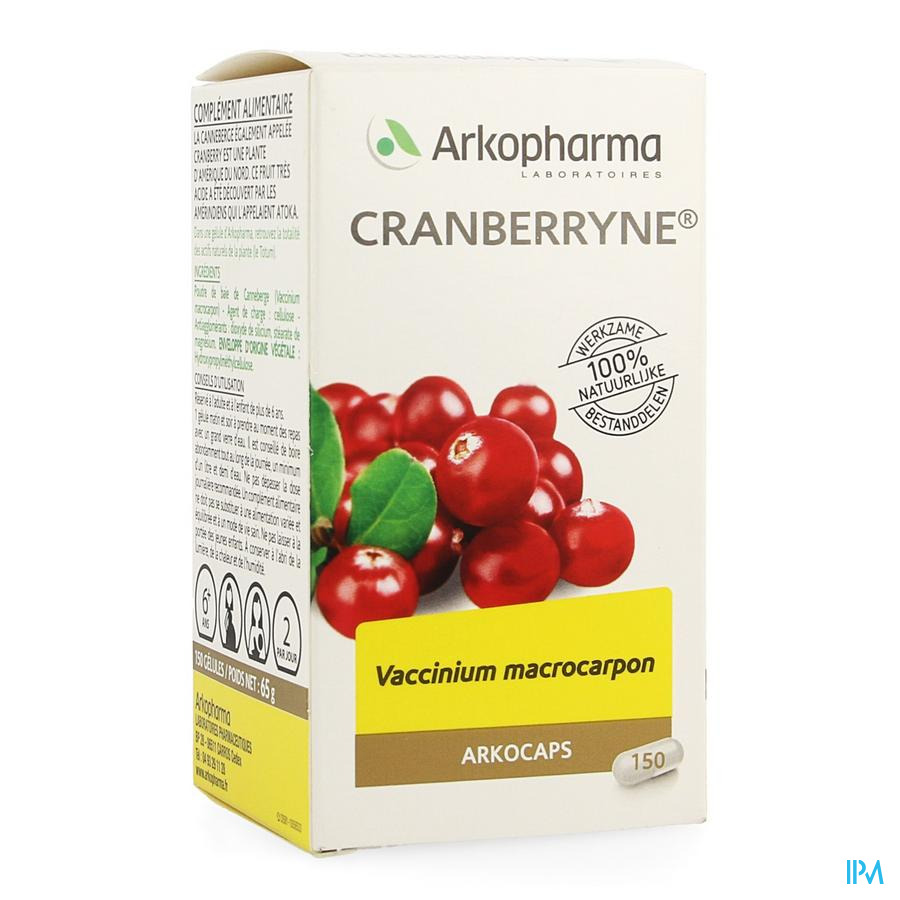 Arkogelules Cranberryne Caps 150