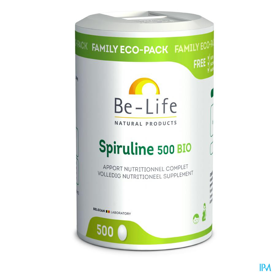 Spiruline 500 Bio Be Life Tabl 500