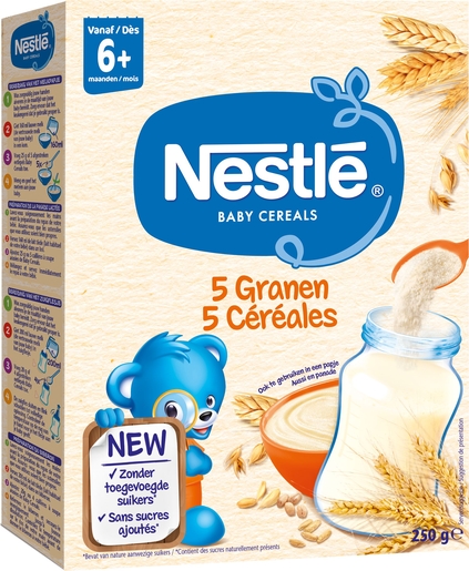 Nestle Baby Cereals 5 Cereales 250g
