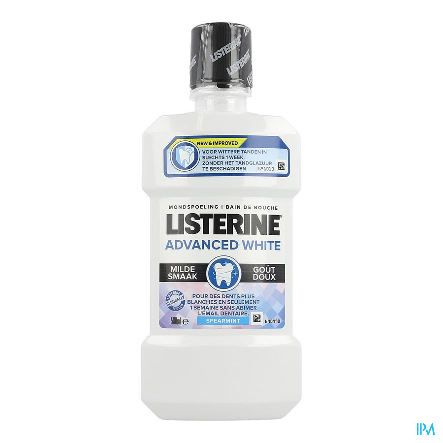 Listerine Advanced White Eau Buccale Doux 500ml