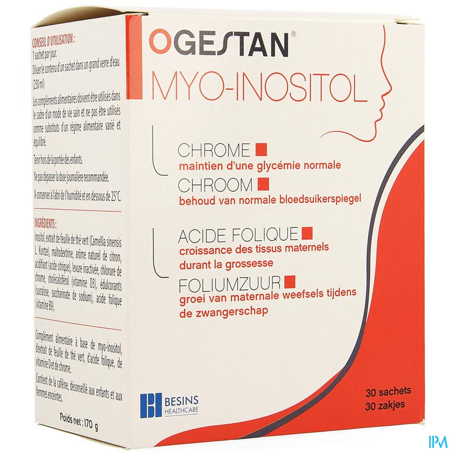 Ogestan Myo Inositol Pdr Sach 30x5,7g