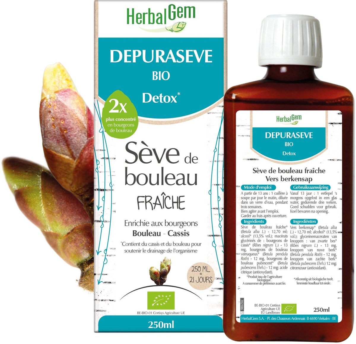 Herbalgem Depuraseve Bio Detox 250ml