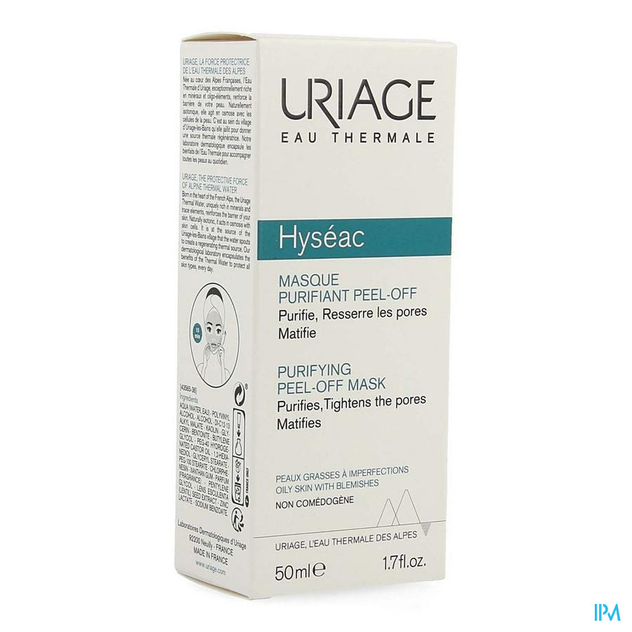 Uriage Hyseac Masque Purifiant Peel-off 50ml