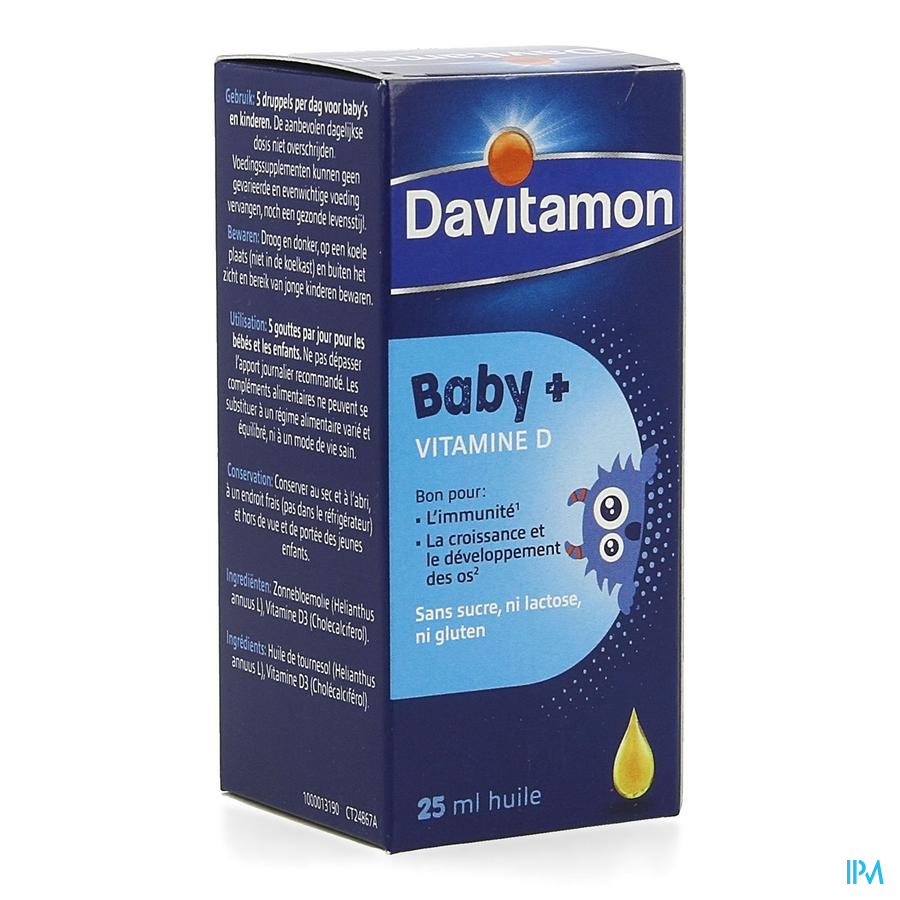 Davitamon Baby Vitamine D Huile 25ml