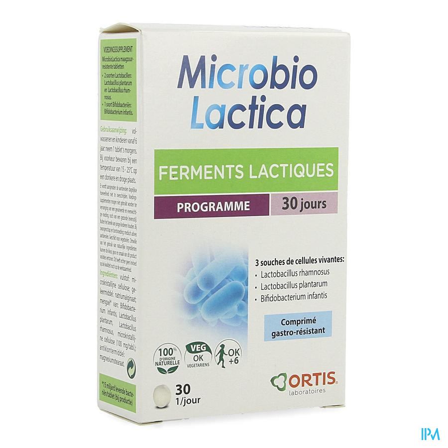 Ortis Microbio Lactica Comp 30
