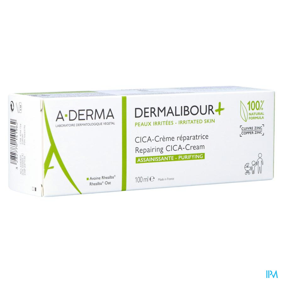 Aderma Dermalibour+ Cicacreme Reparatrice 100ml
