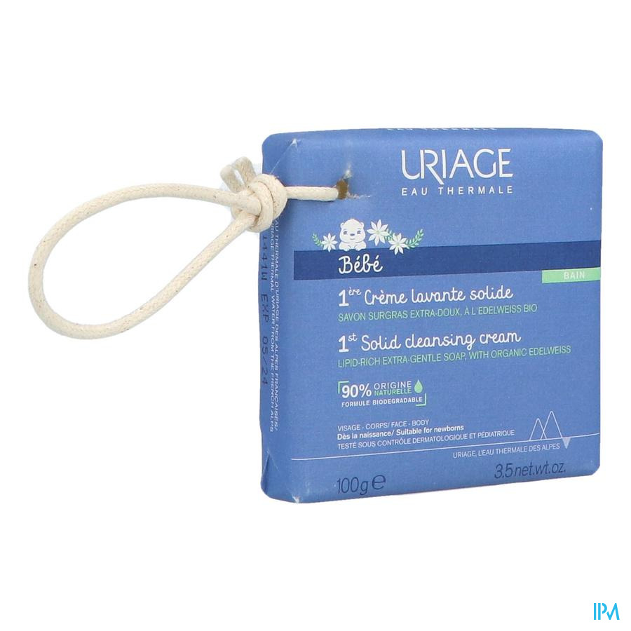 Uriage Bb 1ere Creme Lavante Solide 100g