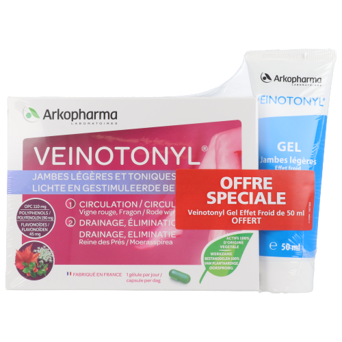 Veinotonyl Jambes Legeres Comp 30+tube 50ml Promo