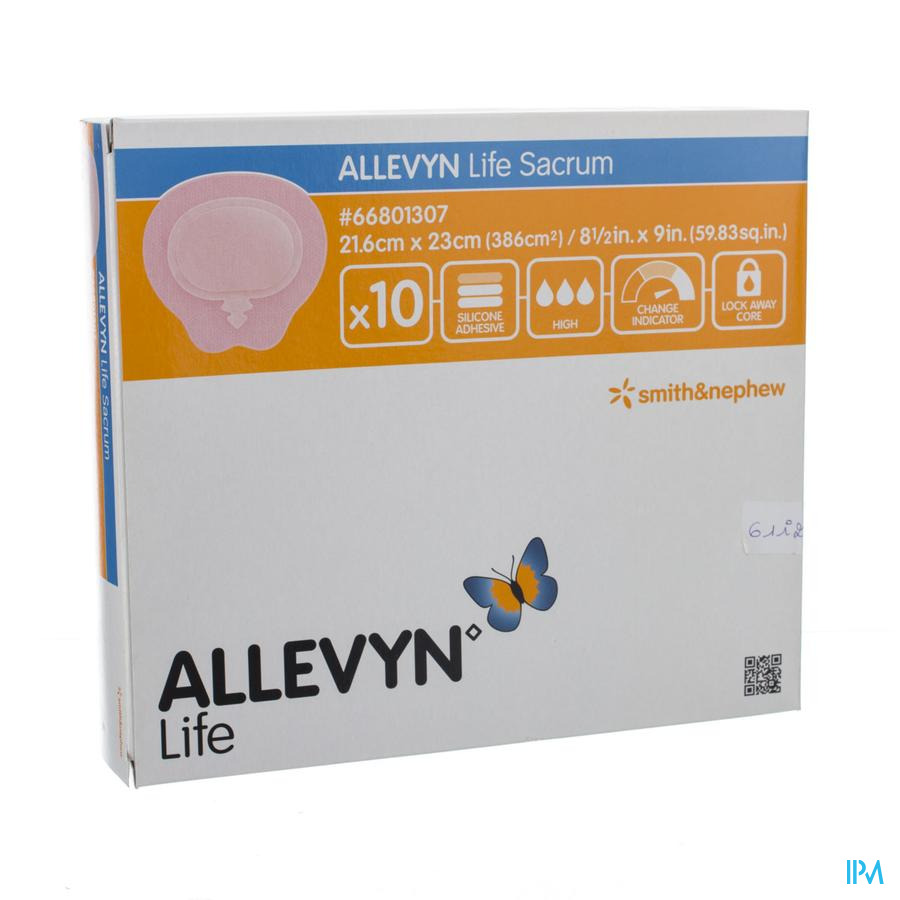 Allevyn Life Sacrum Pans 21,6x23,0cm 10 66801307