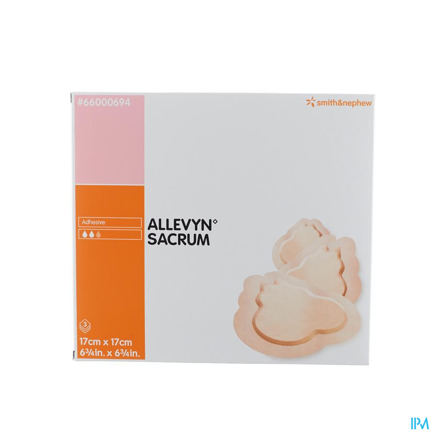 Allevyn Sacrum Pans Hydrocel. 17cm 3 66000694