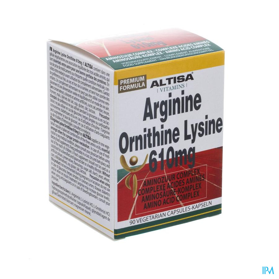 Altisa Arginine Ornithine Lysine V-caps 90 151038