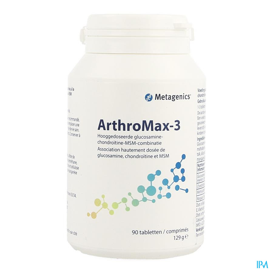 Arthromax 3 Pot Tabl 90 19744 Metagenics
