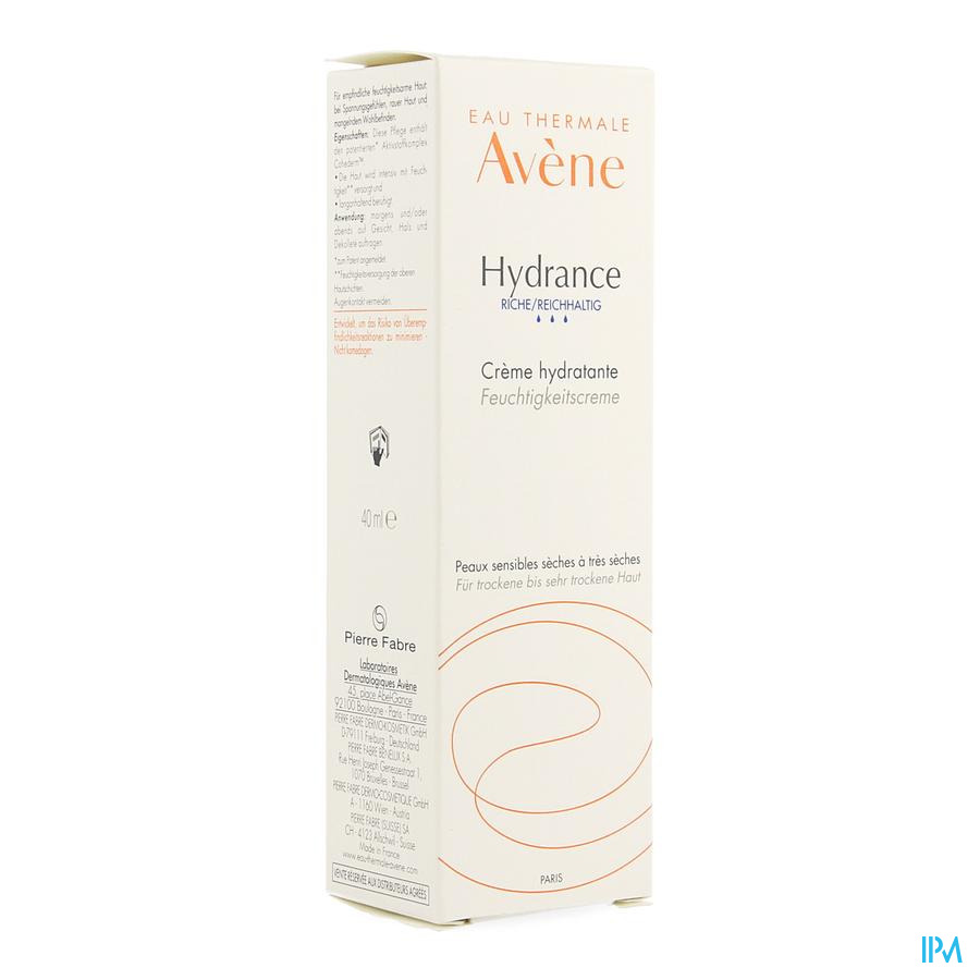 Avene Hydrance Riche Creme 40ml