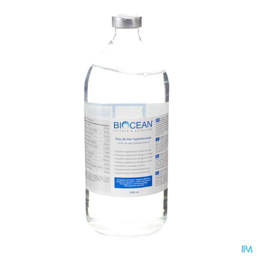 Biocean Hypertonic Quinton Amp 1000ml