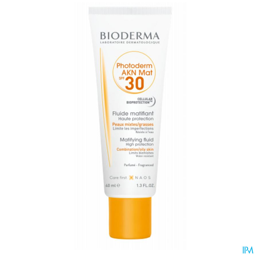 Bioderma Photoderm Akn Mat Ip30 Tube Canule 40ml