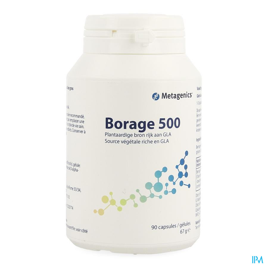Borage 500 Pot Comp 90 19751 Metagenics