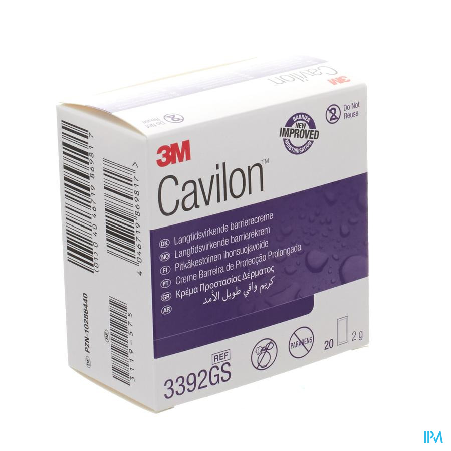 Cavilon Durable Barrier Cream Next Gen. Sach 20x2g
