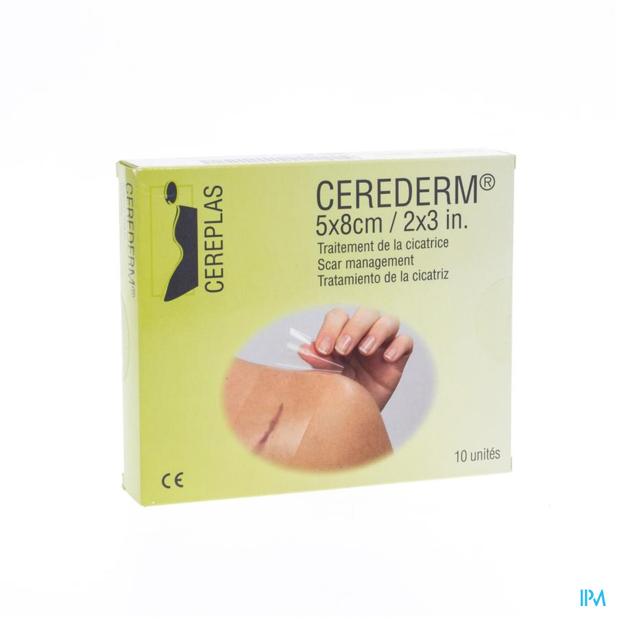 Cerederm Pansement 5x 8cm 10 4309668