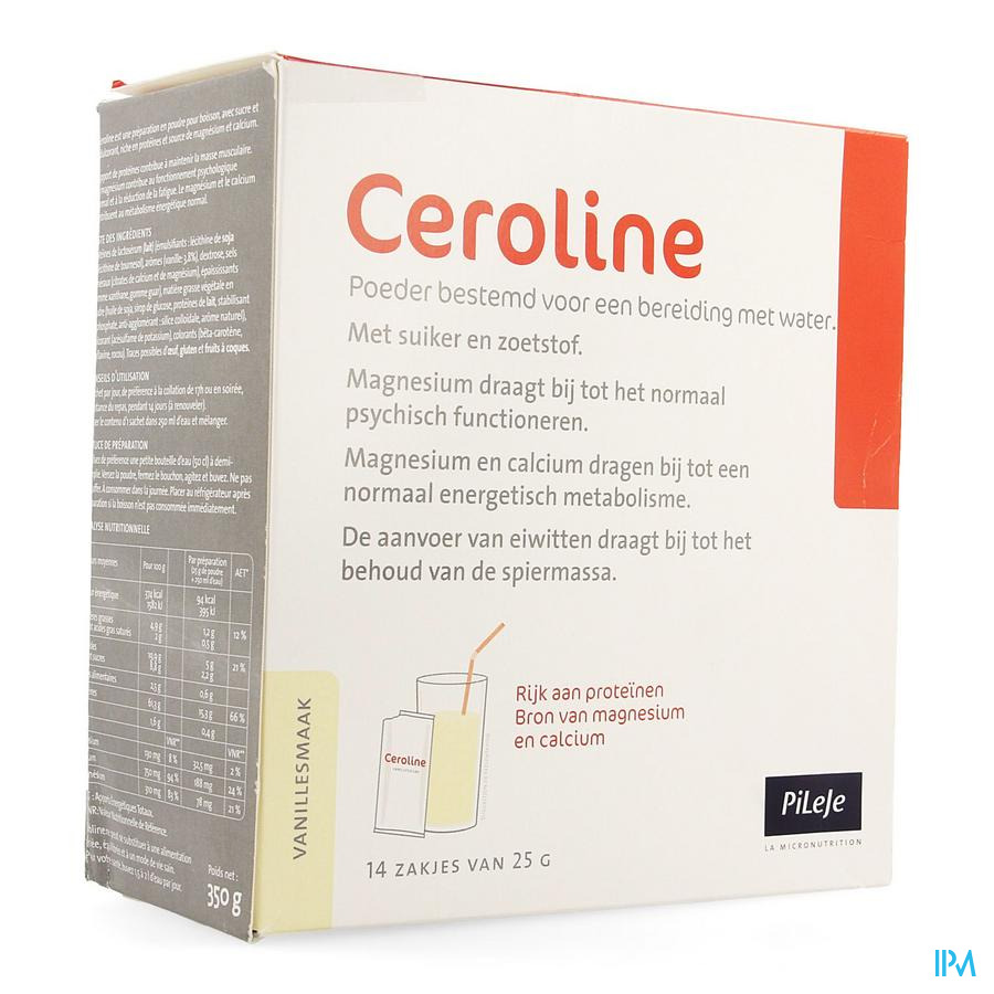Ceroline Vanille Pdr Sach 14x25g