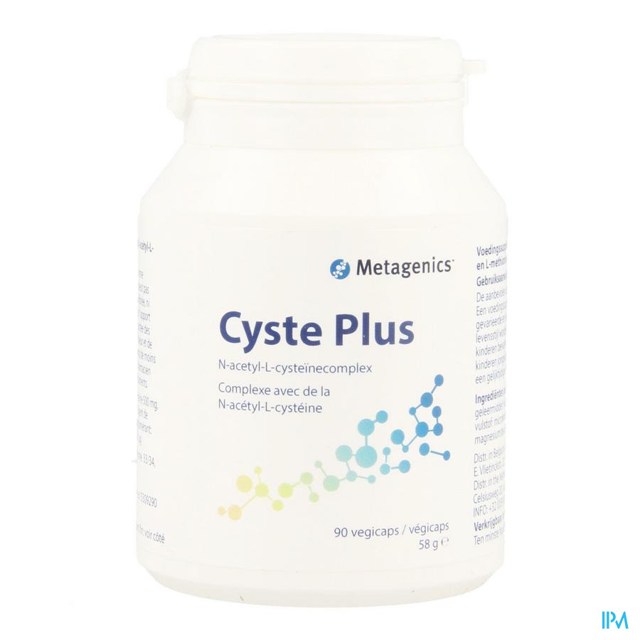Cyste Plus Caps 90x500mg Metagenics