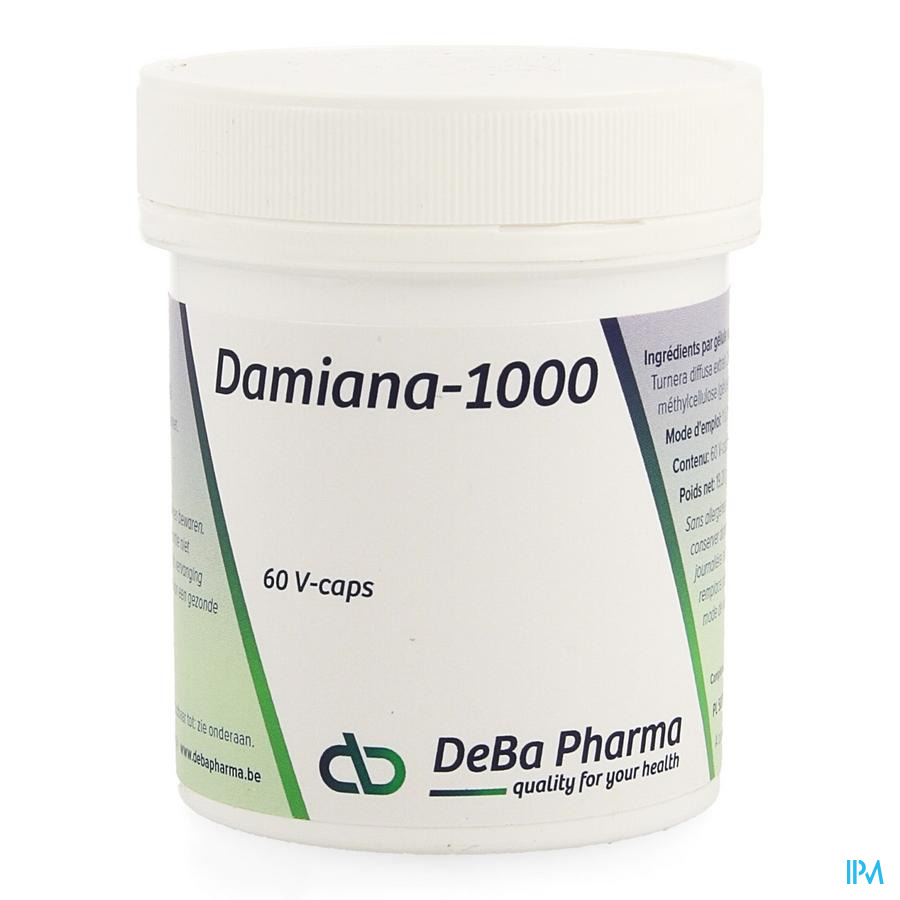 Damiana-1000 V-caps 60 Deba