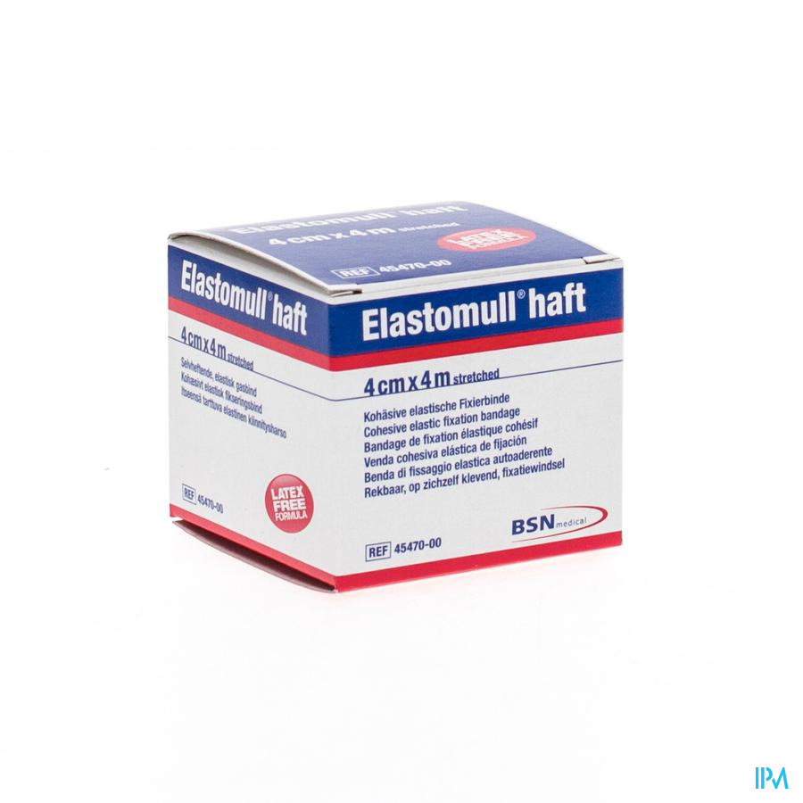 Elastomull Haft Bande Fix. Cohesif 4cmx4m 4547000