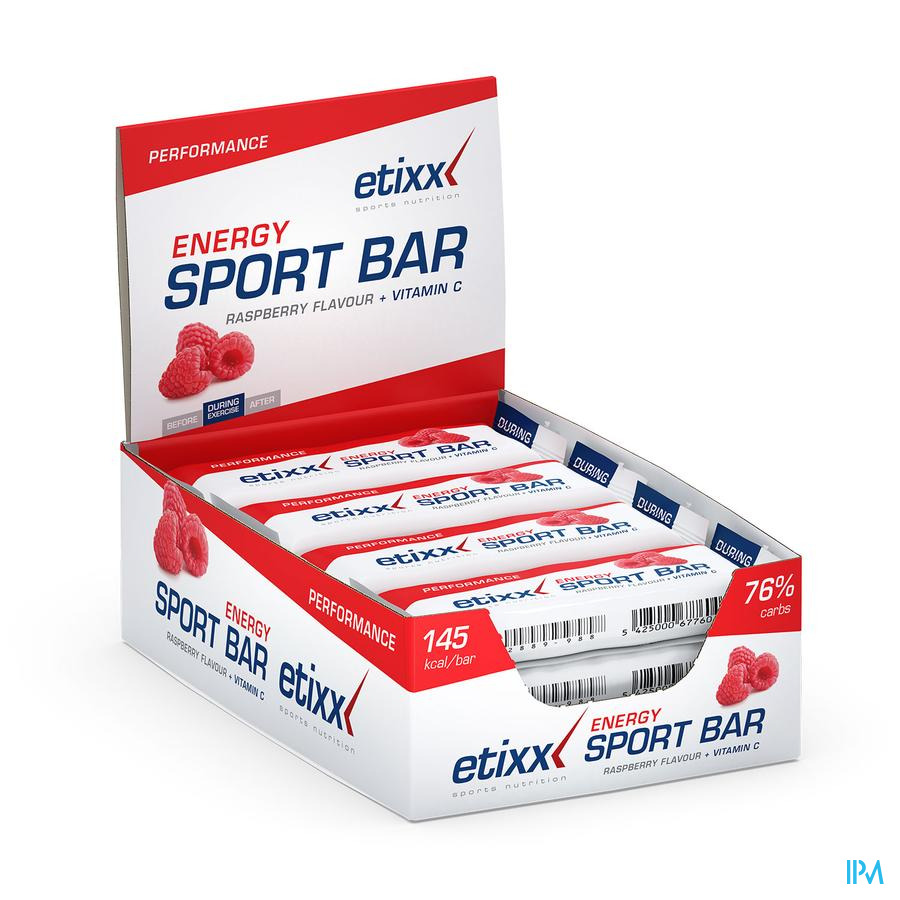 Etixx Energy Sport Bar Red Fruit 12x40g