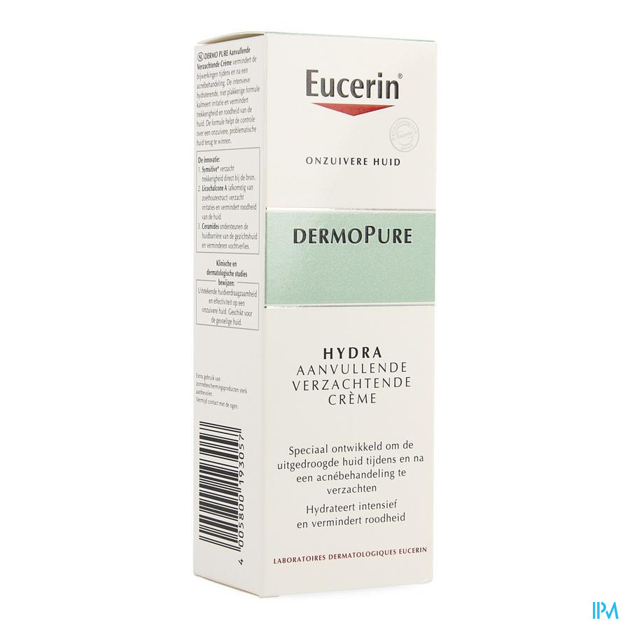 Eucerin DermoPure HYDRA Crème Compensatrice Apaisante 50 ML 