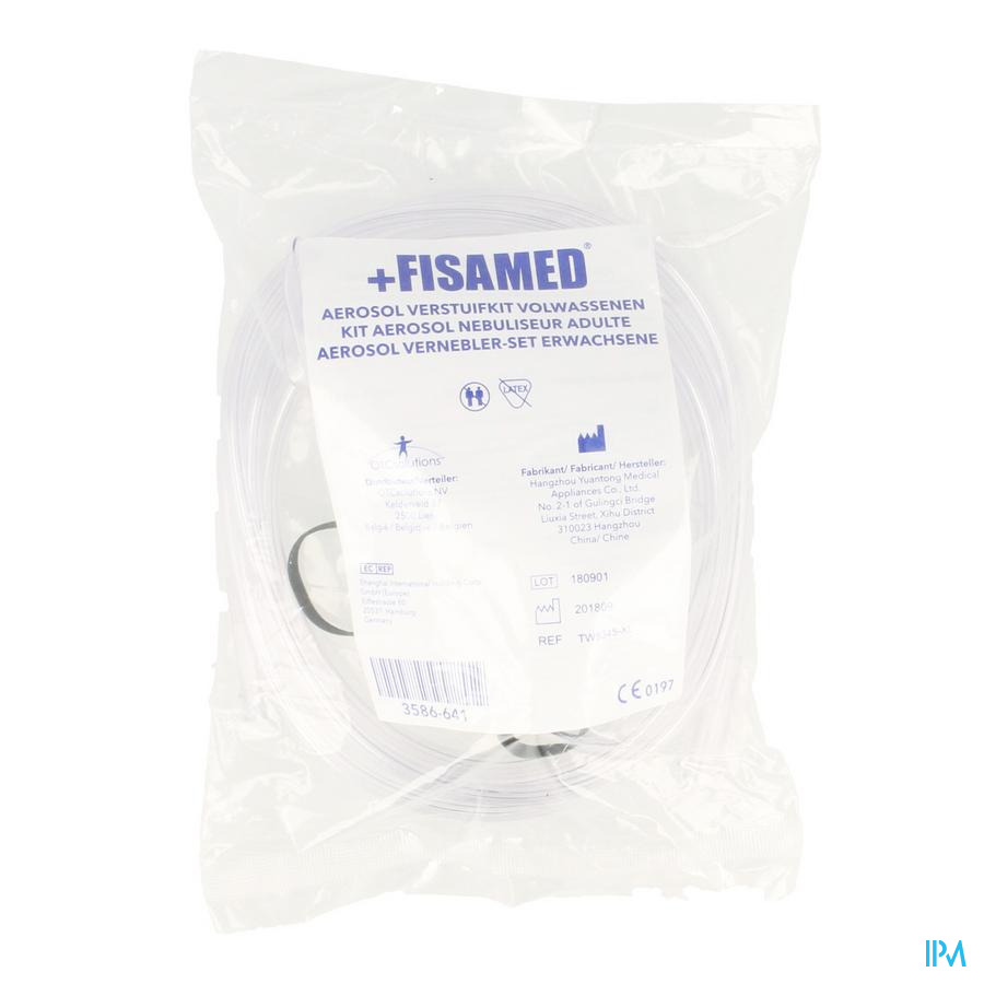 Fisamed Kit Aerosol Nebuliseur Adulte Otc Sol