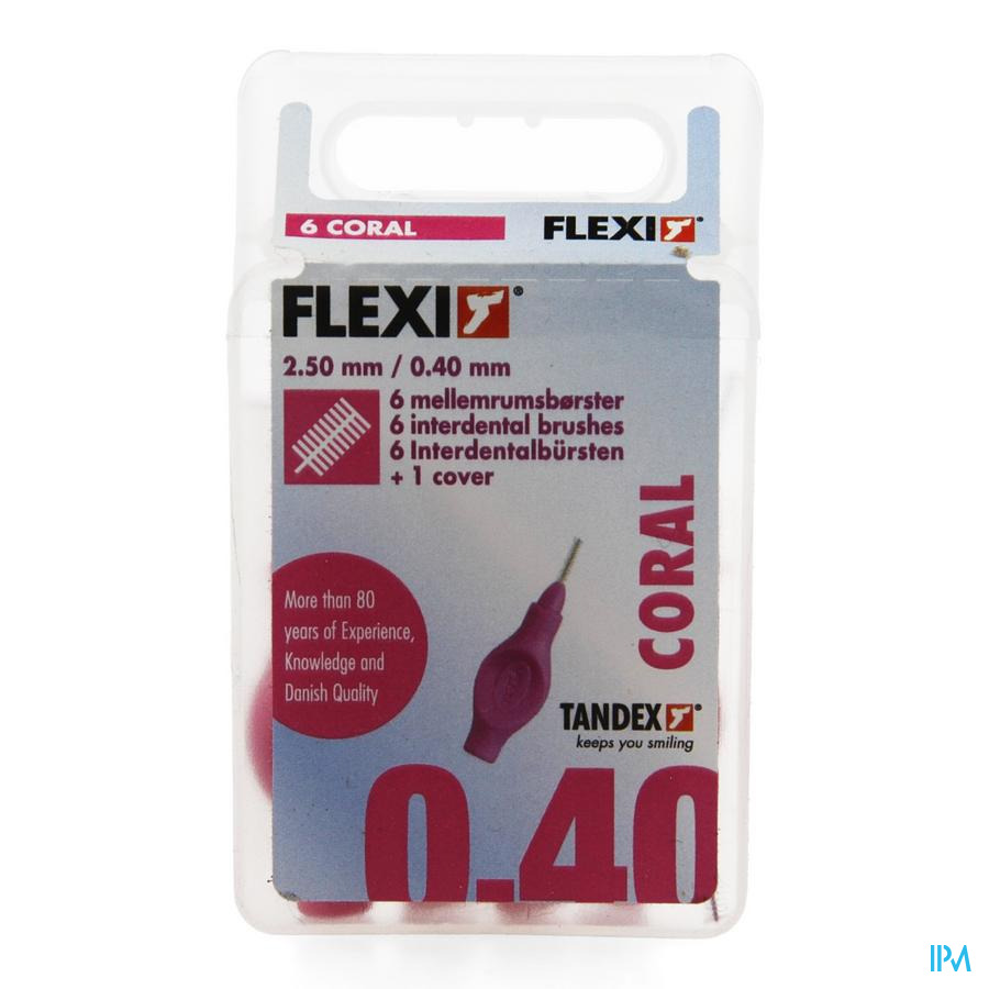 Flexi Fuchsia Brossette Micro Fine Interdentaire 6