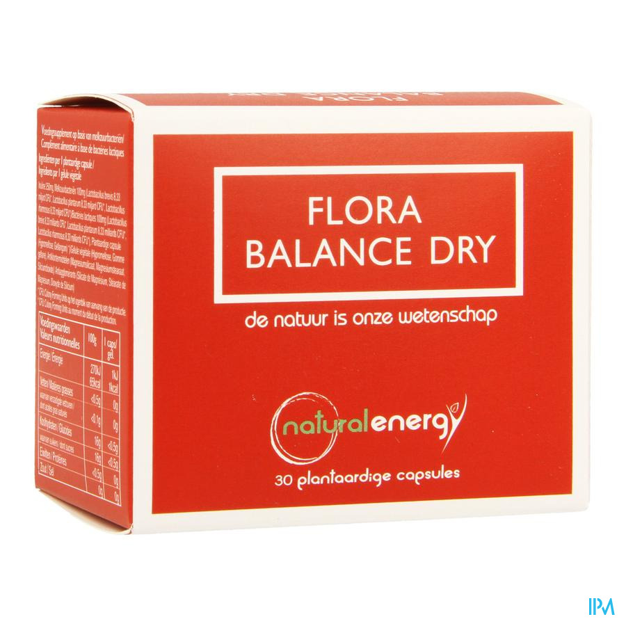 Flora Balance Natural Energy Dry V-caps 30