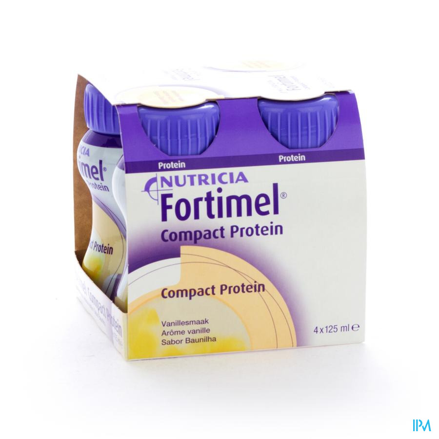 Fortimel Compact Protein Vanille 4x125ml