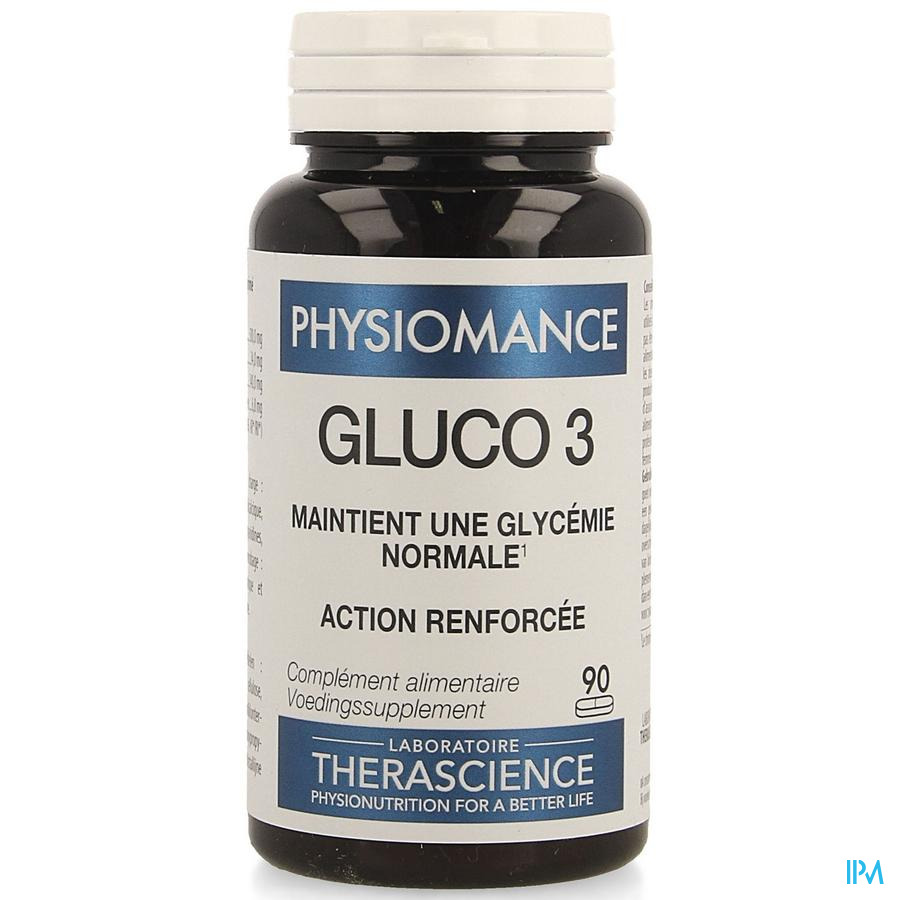 Gluco 3 Comp 90 Physiomance Phy318b