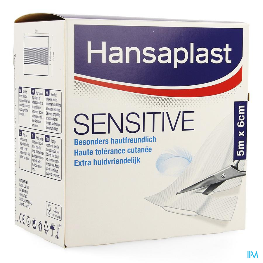 Hansaplast Med Soft Peau Sens. Family Pack 5mx6cm