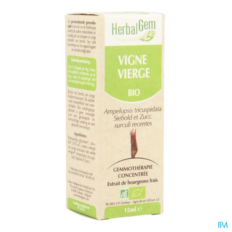 Herbalgem Vigne Vierge Macerat 15ml