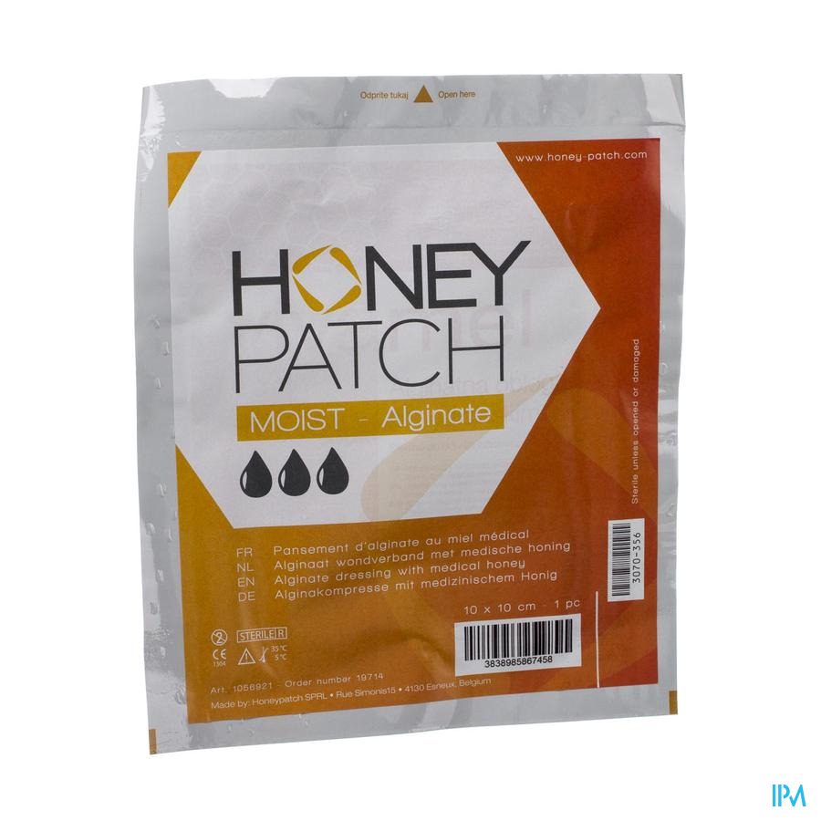 Honeypatch Moist Pans Alg. Ster 10x10cm 1 1058921