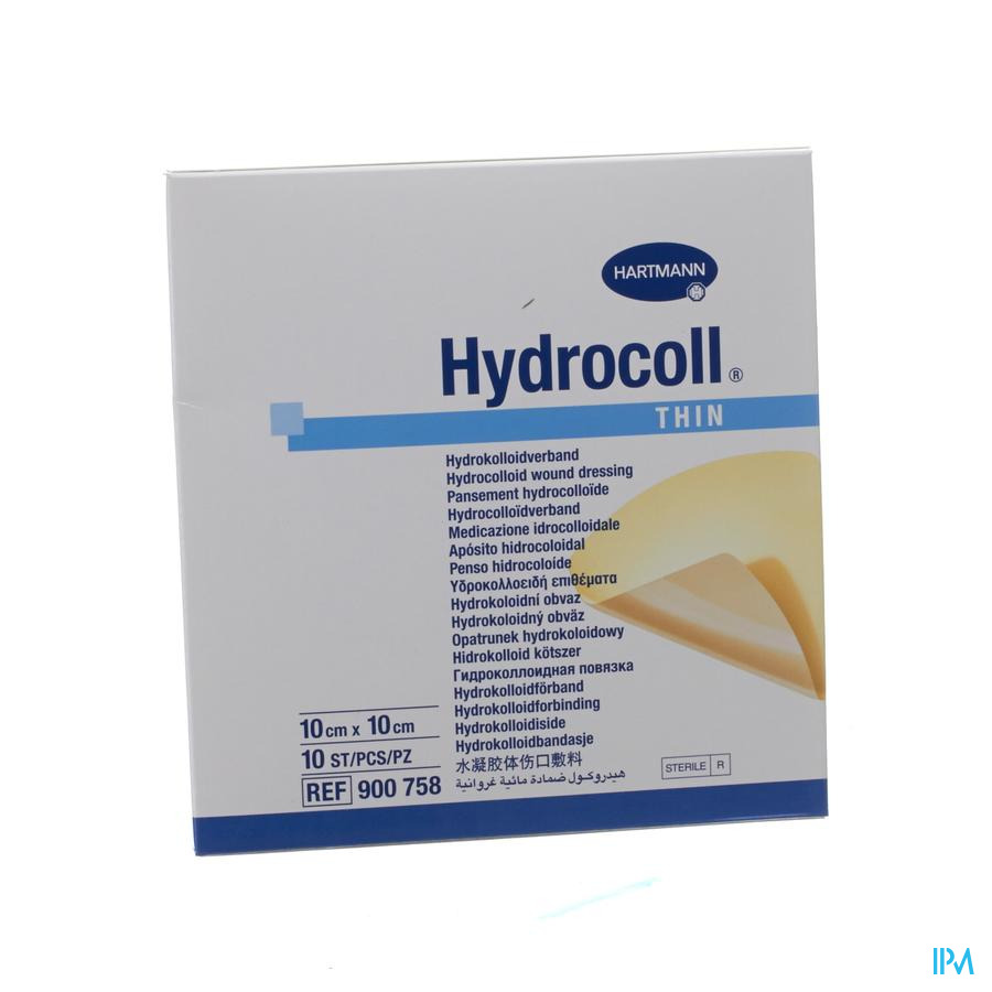 Hydrocoll Thin 10x10cm 10 9007582
