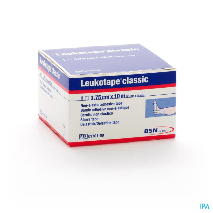 Leukotape Classic Blanc 3,75cmx10m 1 0170100