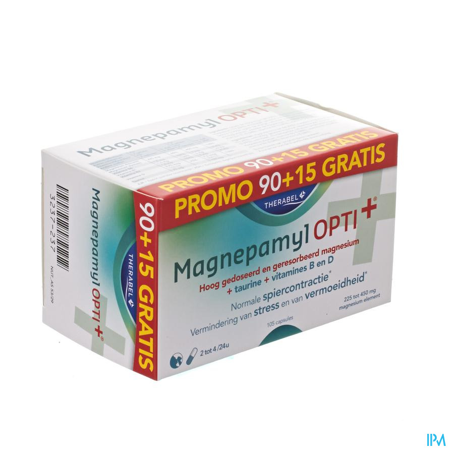 Magnepamyl Opti+ Caps 90+15 Gratuit