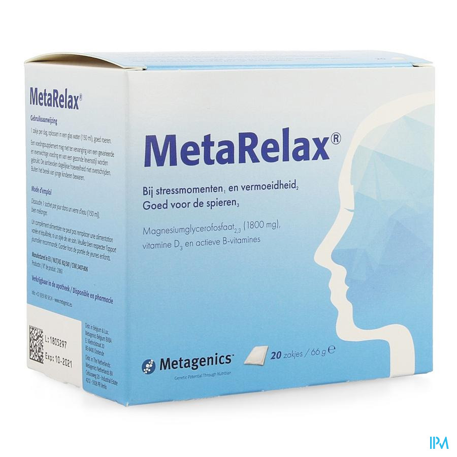 Metarelax Nf Sachet 20 21861 Metagenics