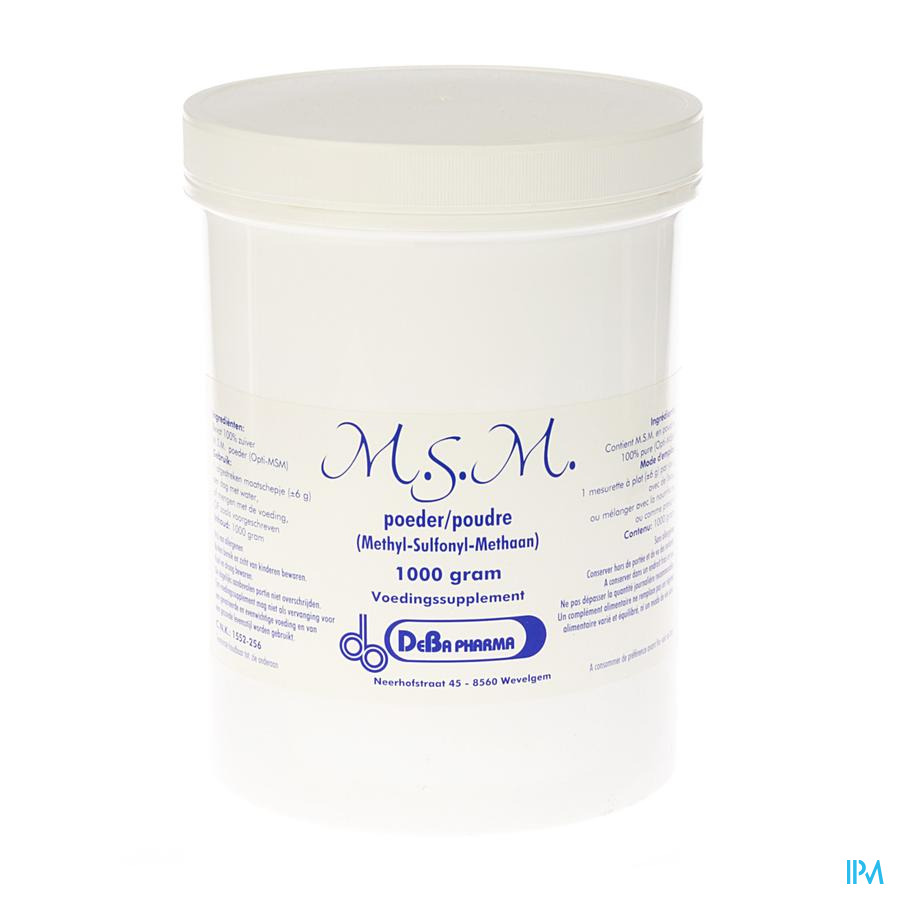 Msm Pdr Soluble/ Oplosb 1kg Deba