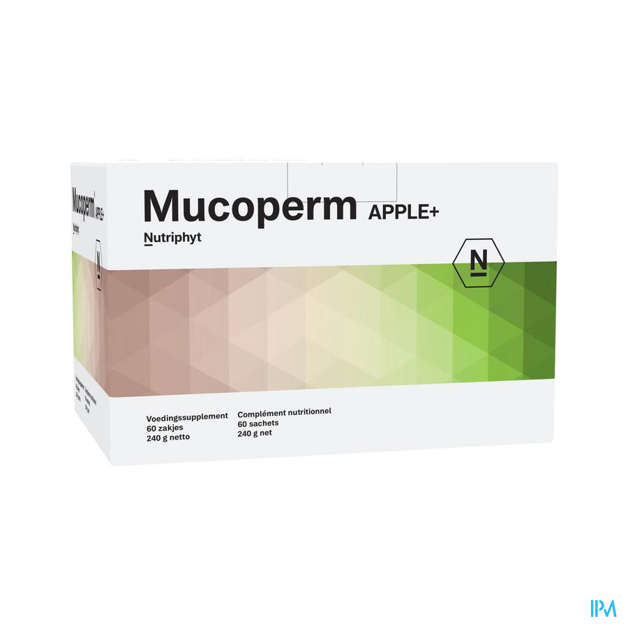 Mucoperm Apple+ Nf Pdr Sach 60x 4g