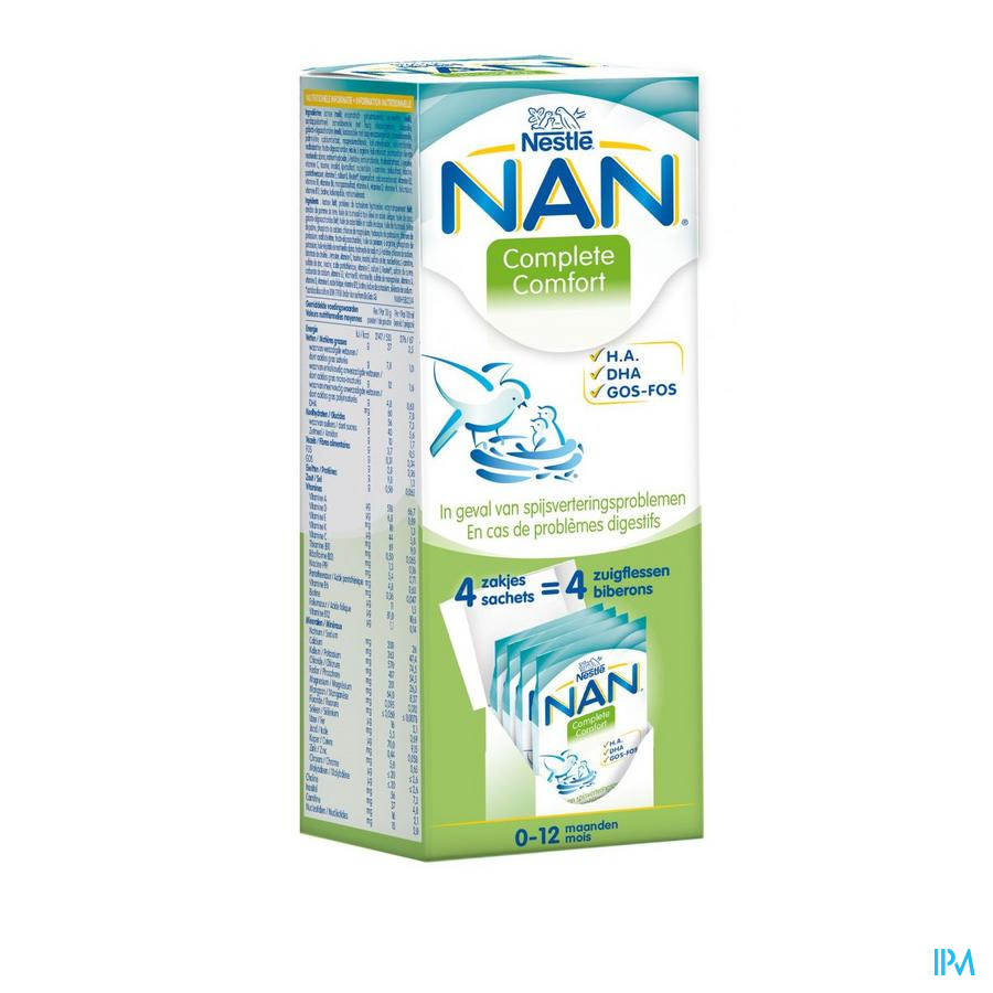 Nan Complete Comfort Lait Nourrisson Pdr 4x26g