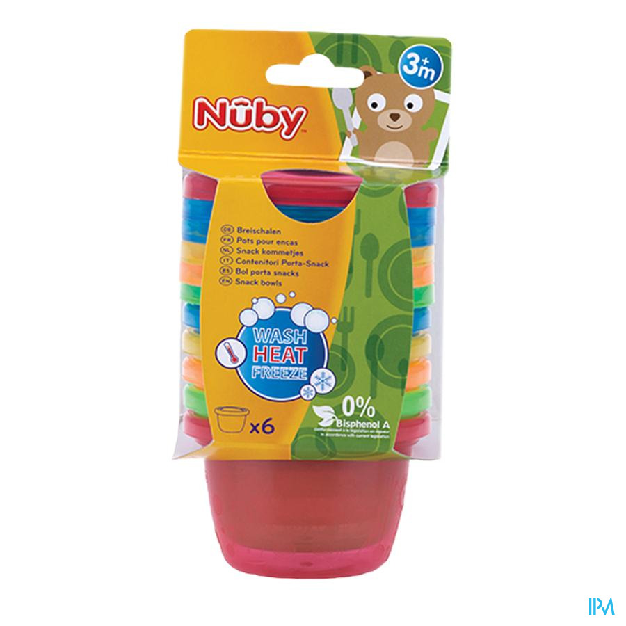 Nûby Pots pour encas - 120ml - 3m+