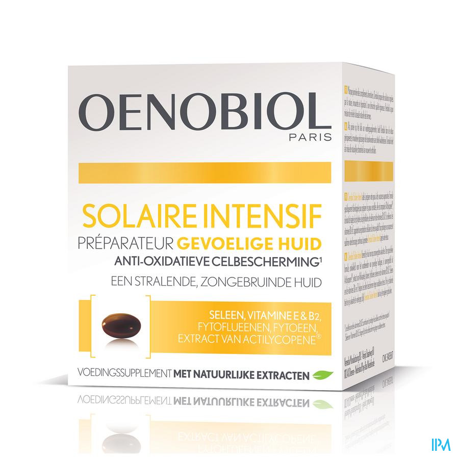 OENOBIOL SOLAIRE  INTENSIF PEAU SENSIBLE 30 CAPS