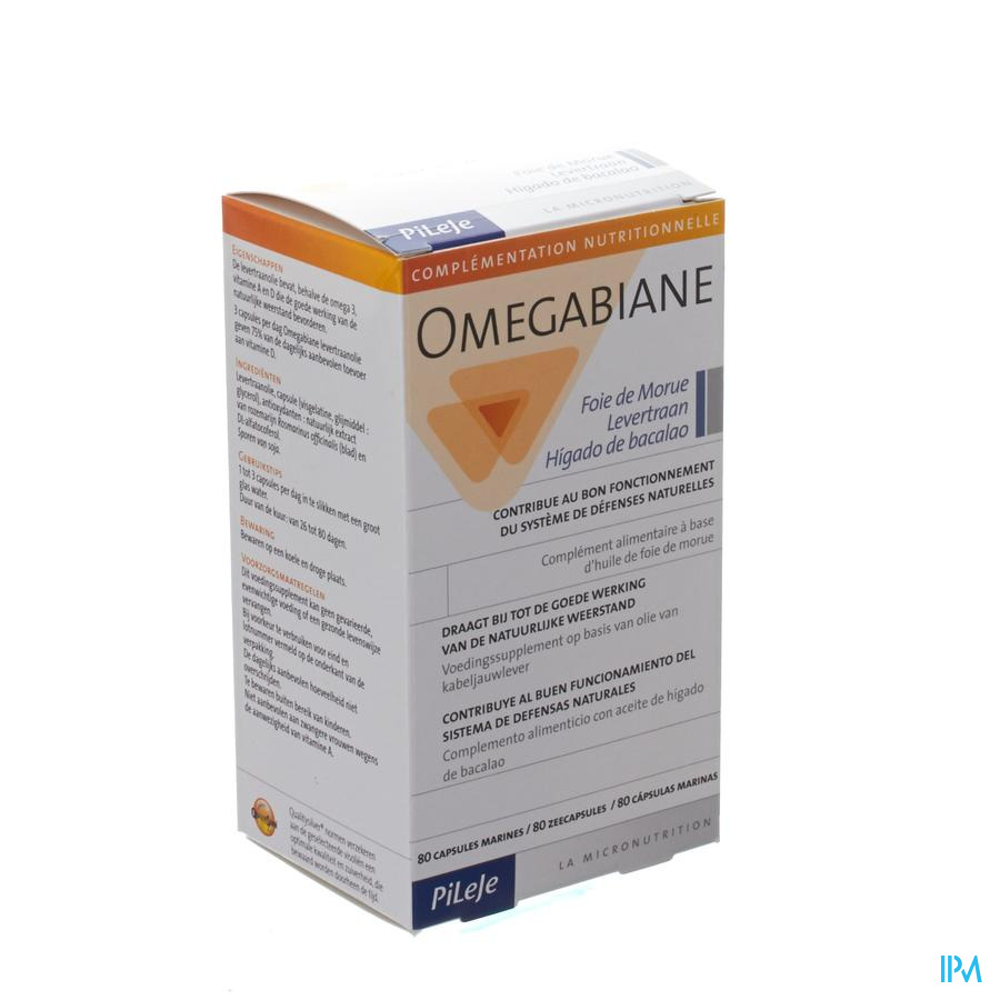 Omegabiane Foie De Morue Caps 80