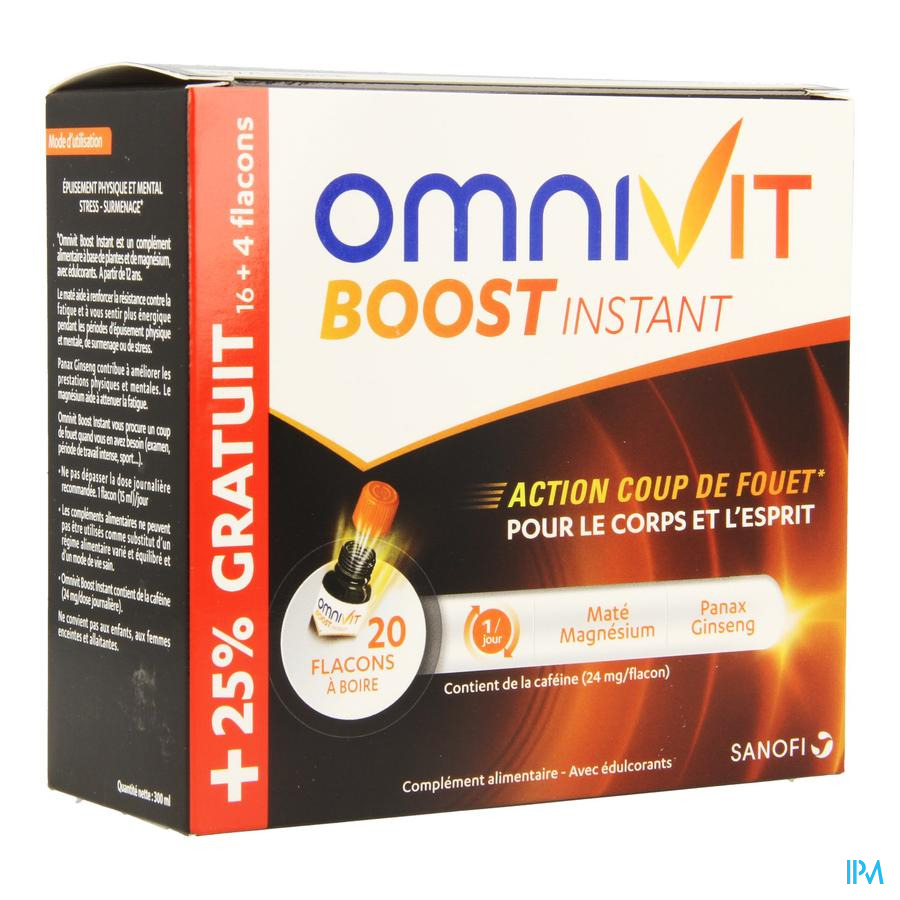 Omnivit Boost Instant Fl 20x15ml