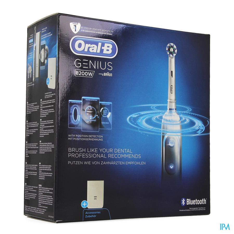 Oral-b Brosse Dents Genius 8200 W Silver