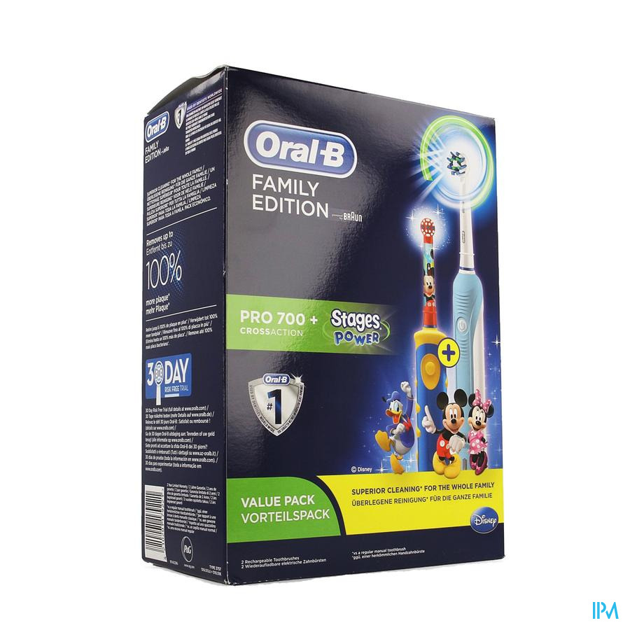 Oral B Brosse Elect. Pro 700 Family Pro700+stages