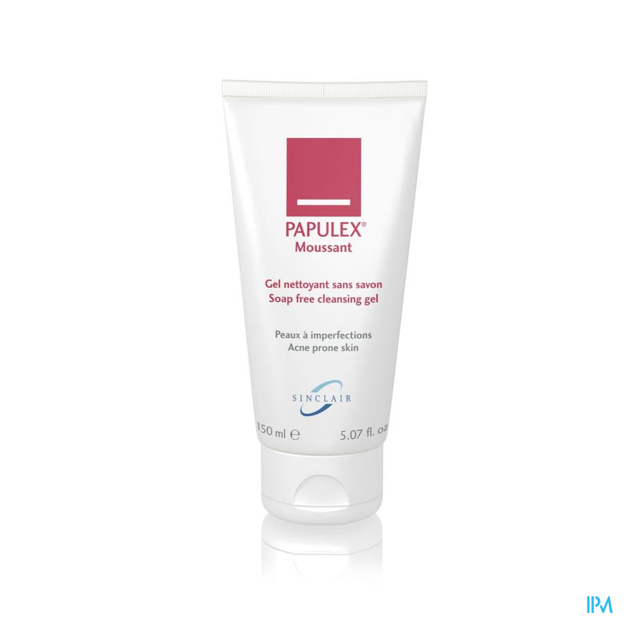 Papulex Moussant Gel Nett S/savon Tube 150ml